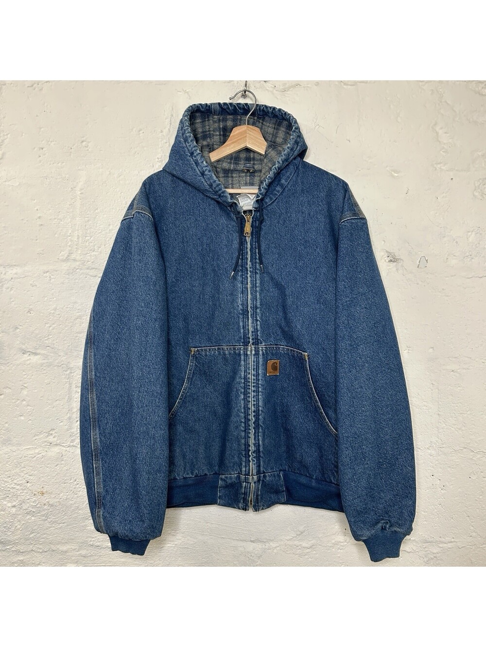Vintage Carhartt Blanket-Lined Hooded Jacket “Darkstone”